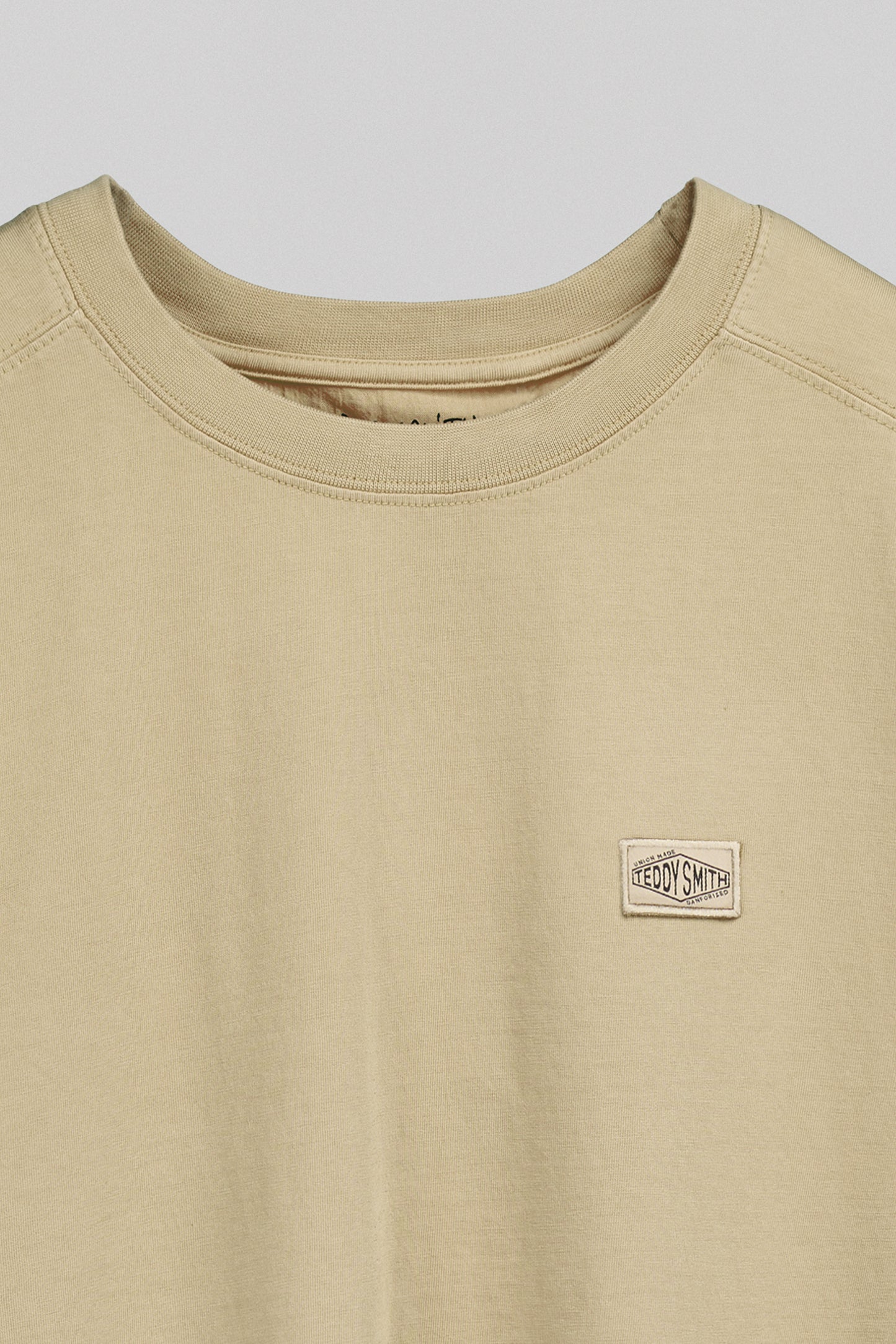 T-shirt ample T-NATEO MC WOLF BEIGE