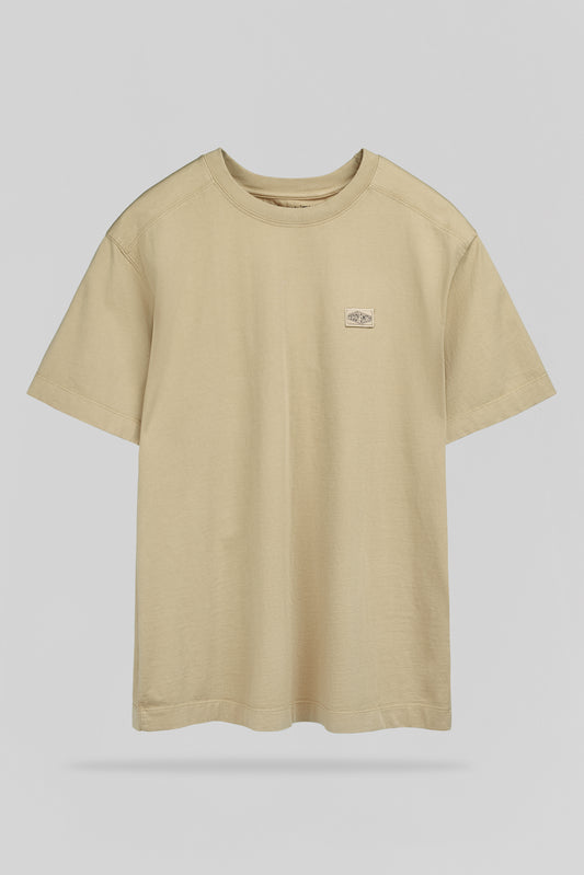Achat T-shirt ample T-NATEO MC WOLF BEIGE
