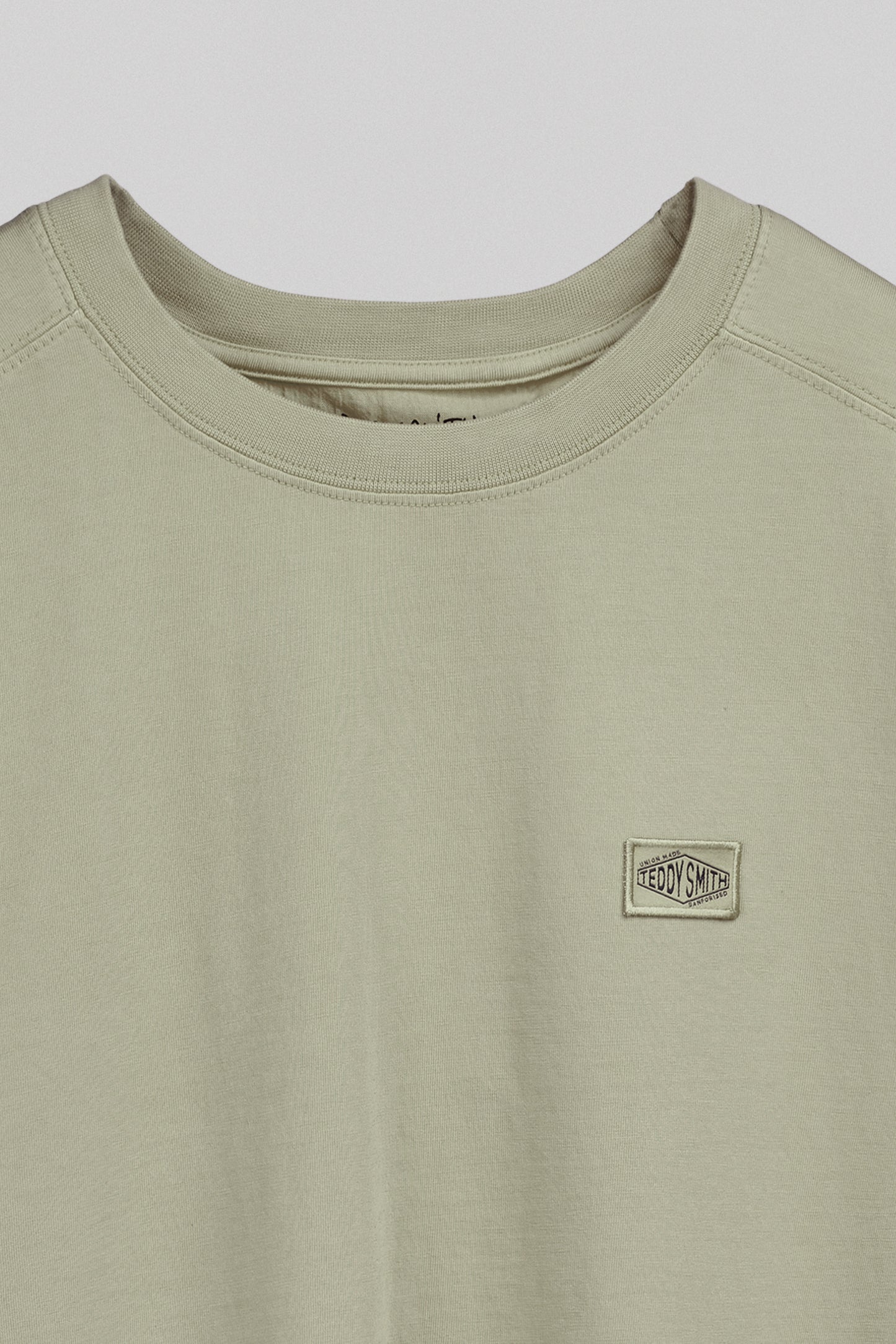 T-shirt ample T-NATEO MC BLEACH KAKI