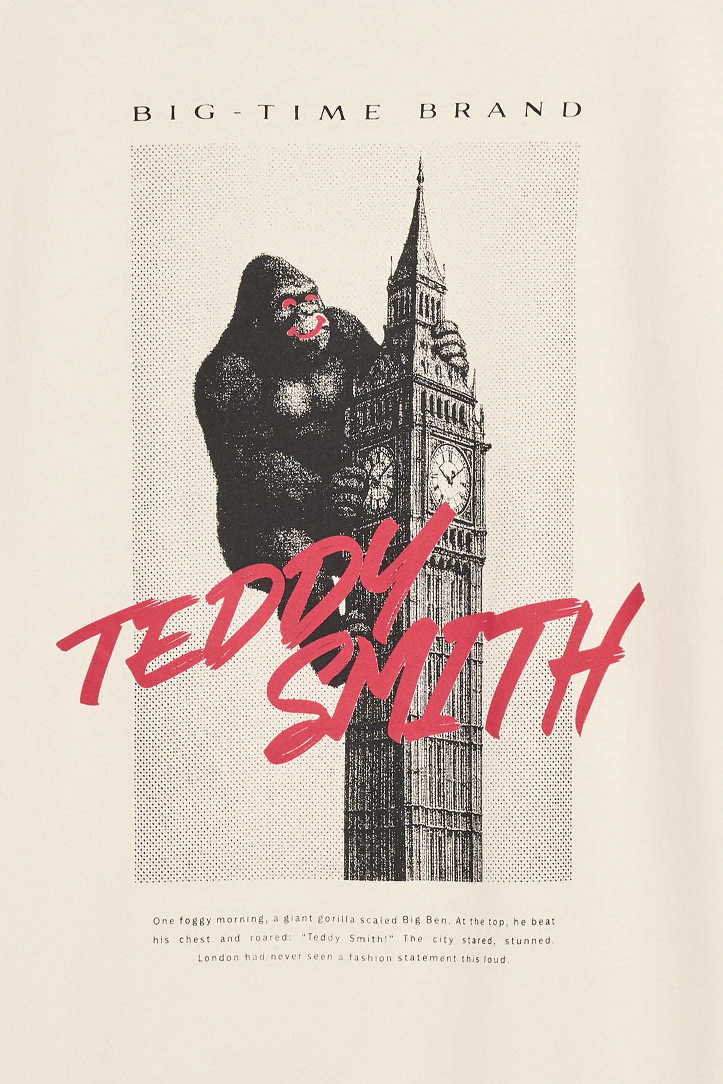 T-shirt T-BIGBEN MC CREAM