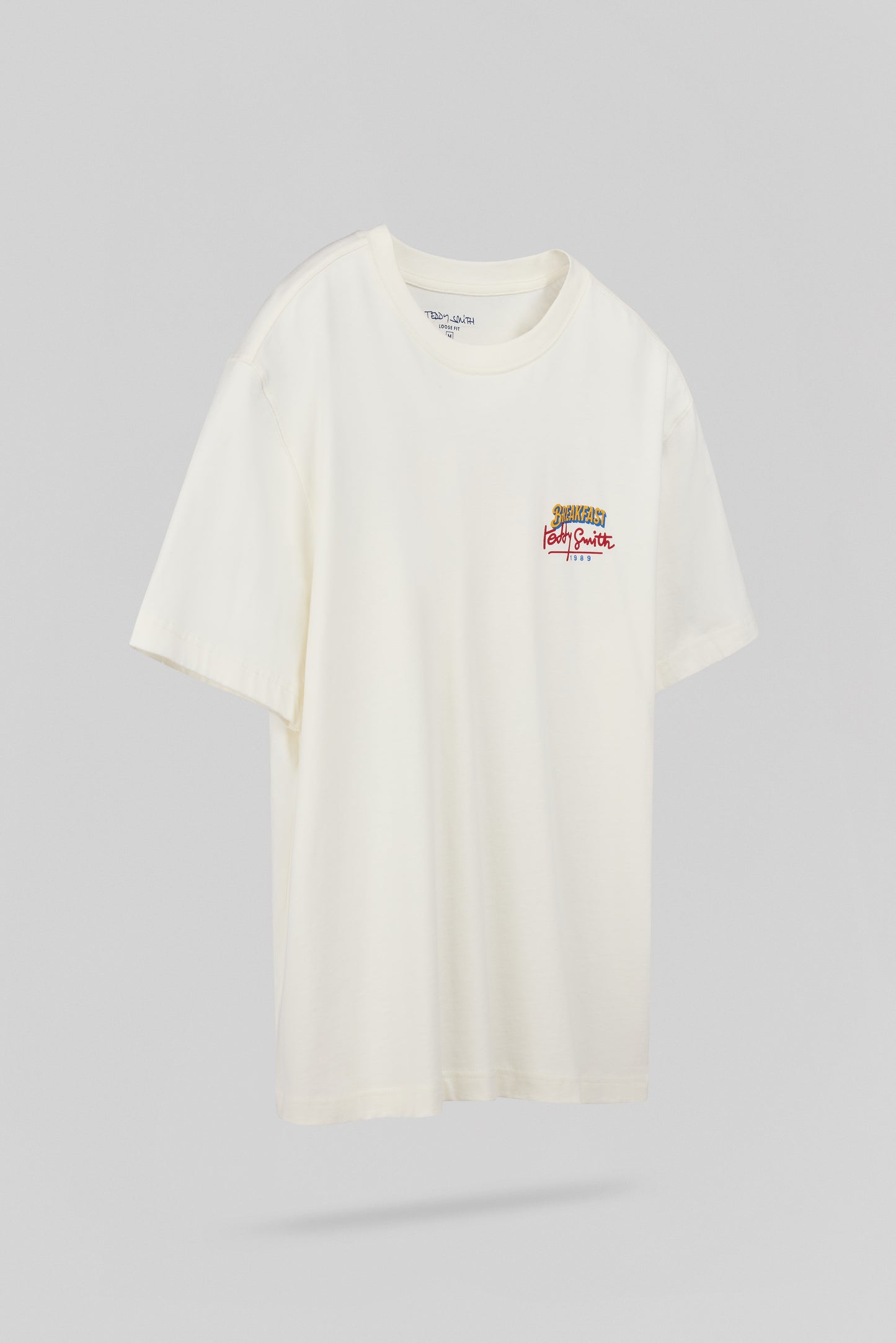 T-shirt T-BREAKFAST MC MIDDLE WHITE