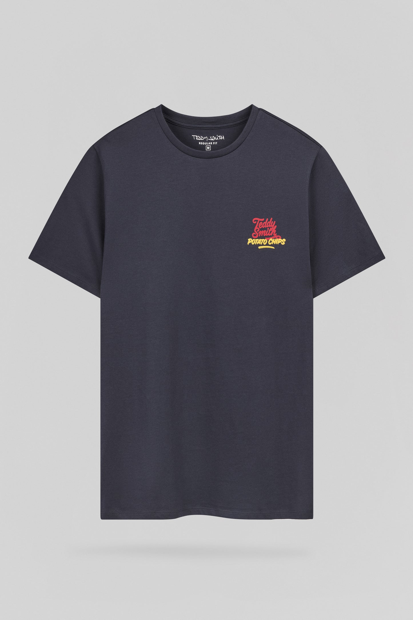 T-shirt col rond T-CHIPS MC DARK NAVY