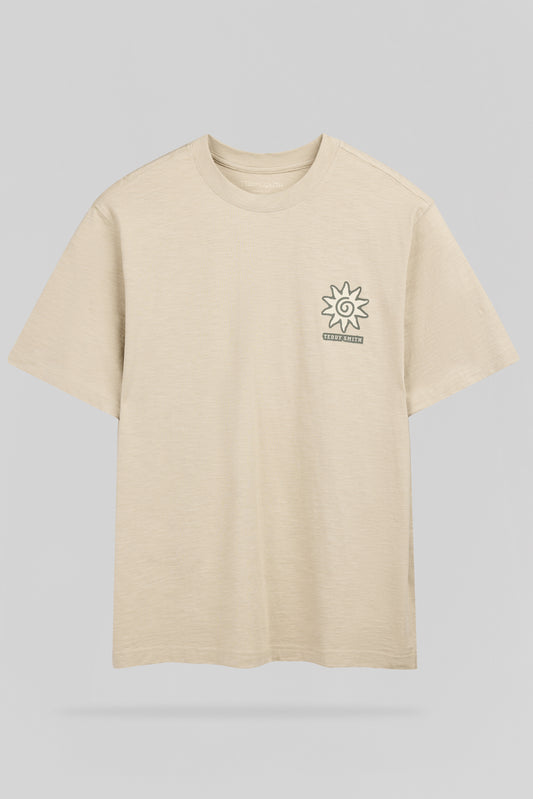 Achat T-shirt T-ETHNIC MC BEIGE