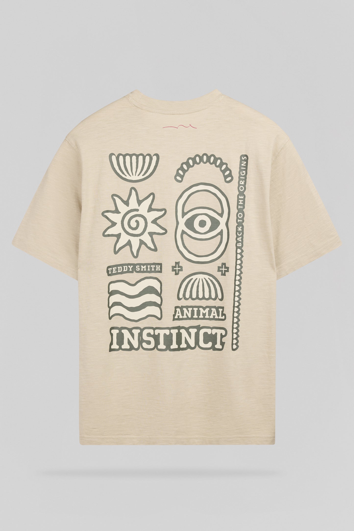 T-shirt T-ETHNIC MC BEIGE