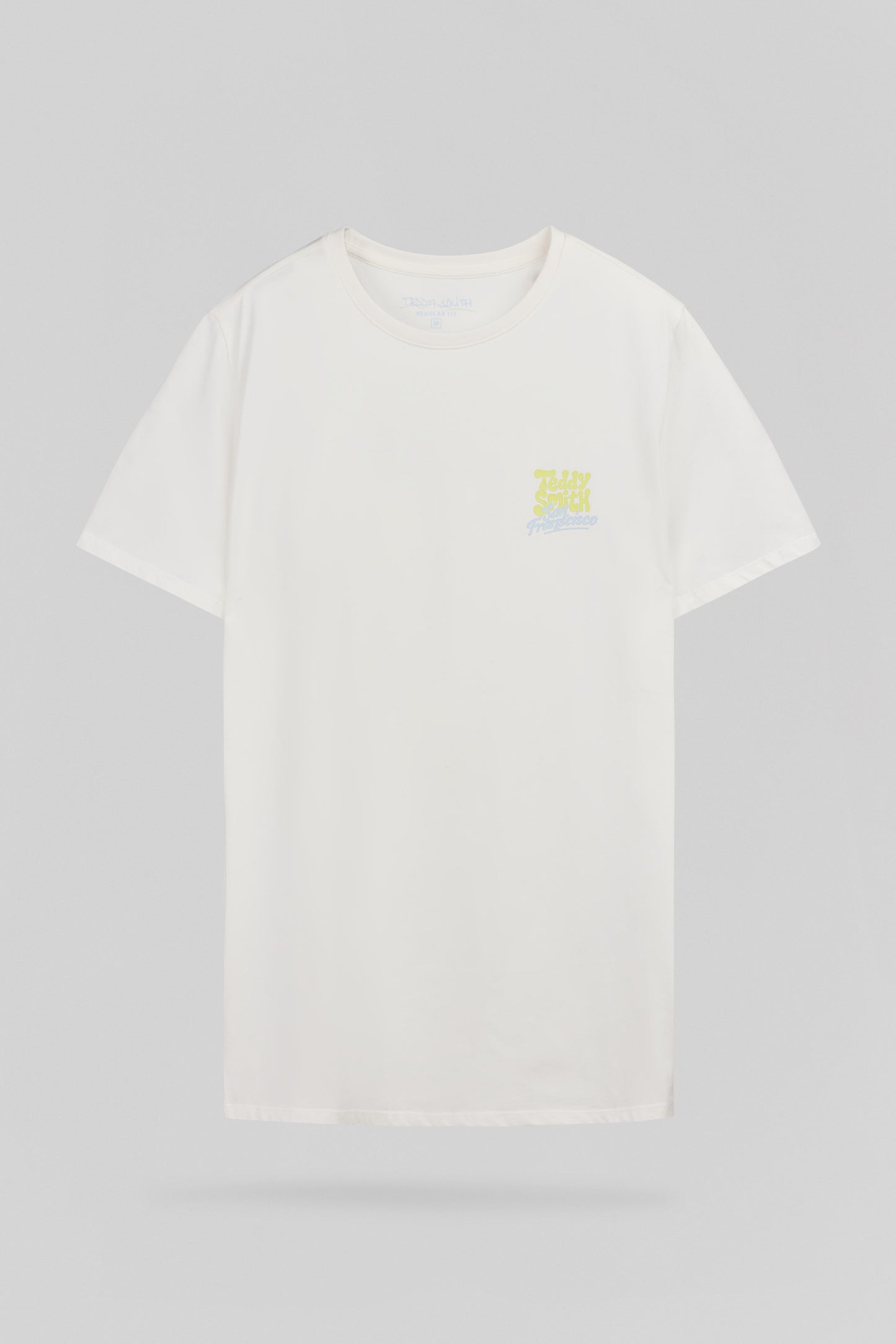 T-shirt col rond T-FRANS MC MIDDLE WHITE