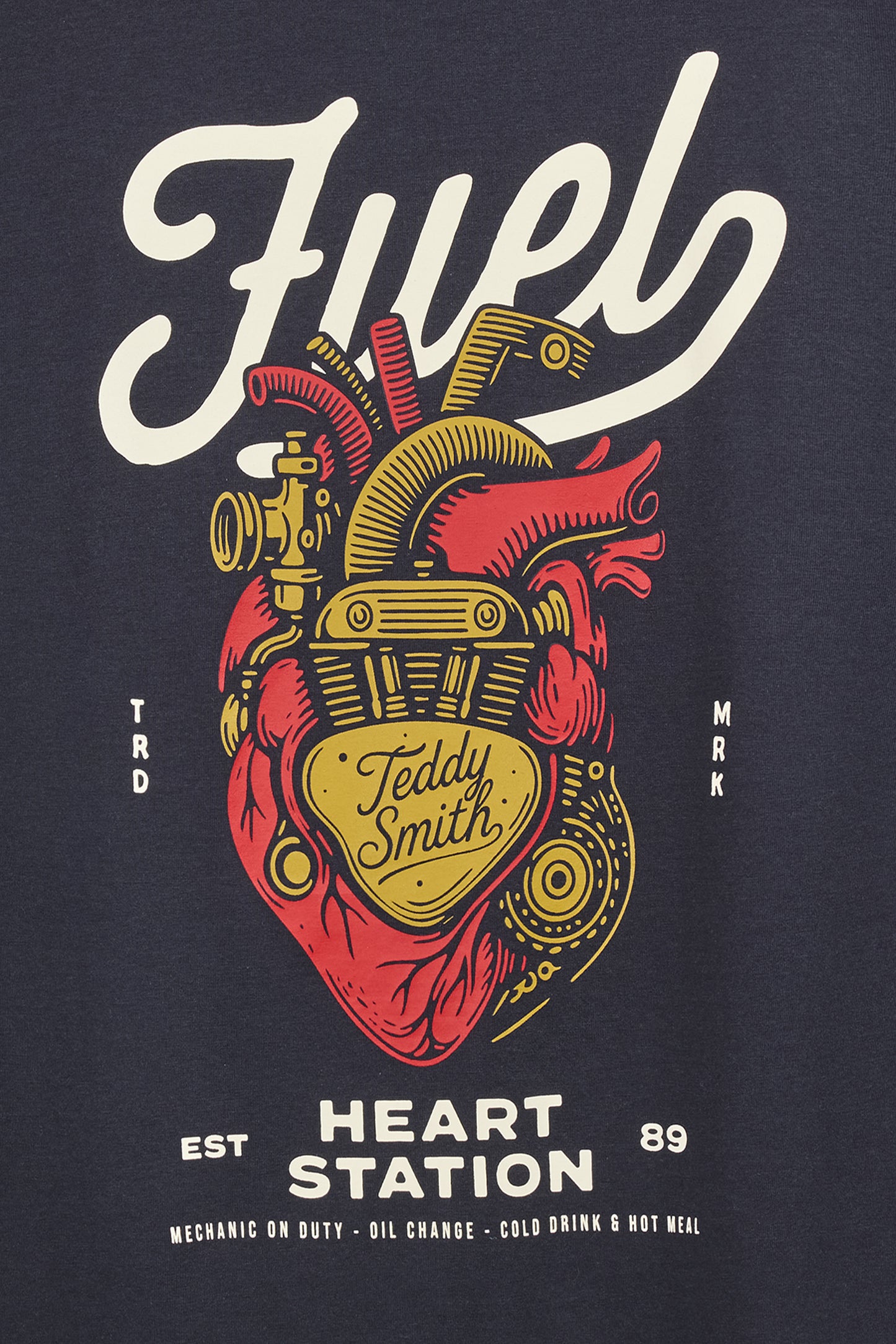 T-shirt T-MOTORHEAT MC DARK NAVY
