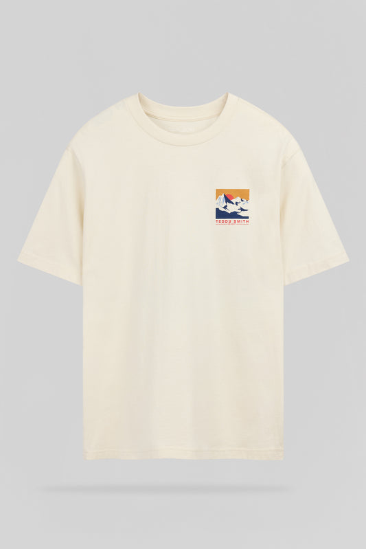 Achat T-shirt T-MOUNTAIN MC CREAM