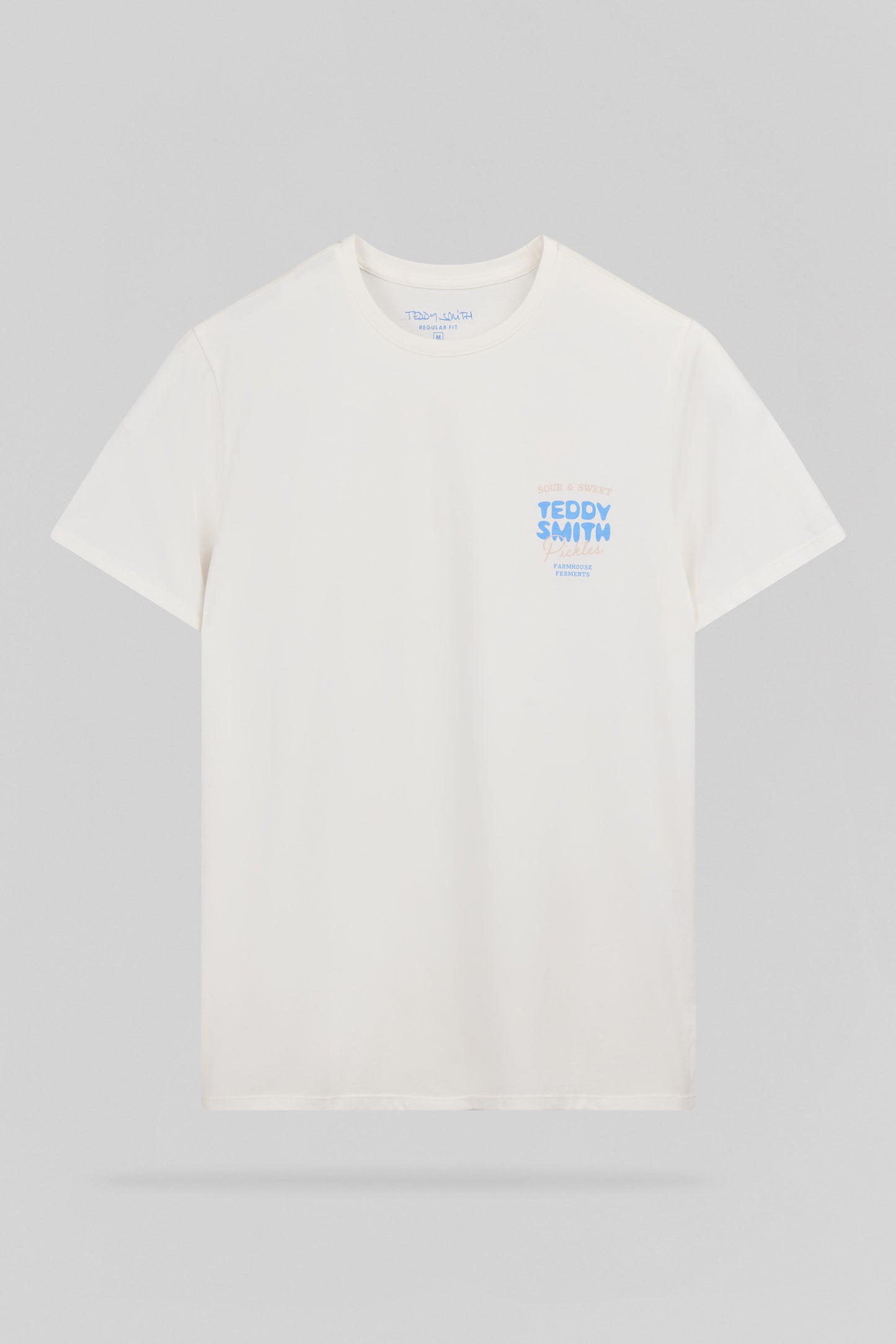 T-shirt col rond T-PICKLES MC MIDDLE WHITE