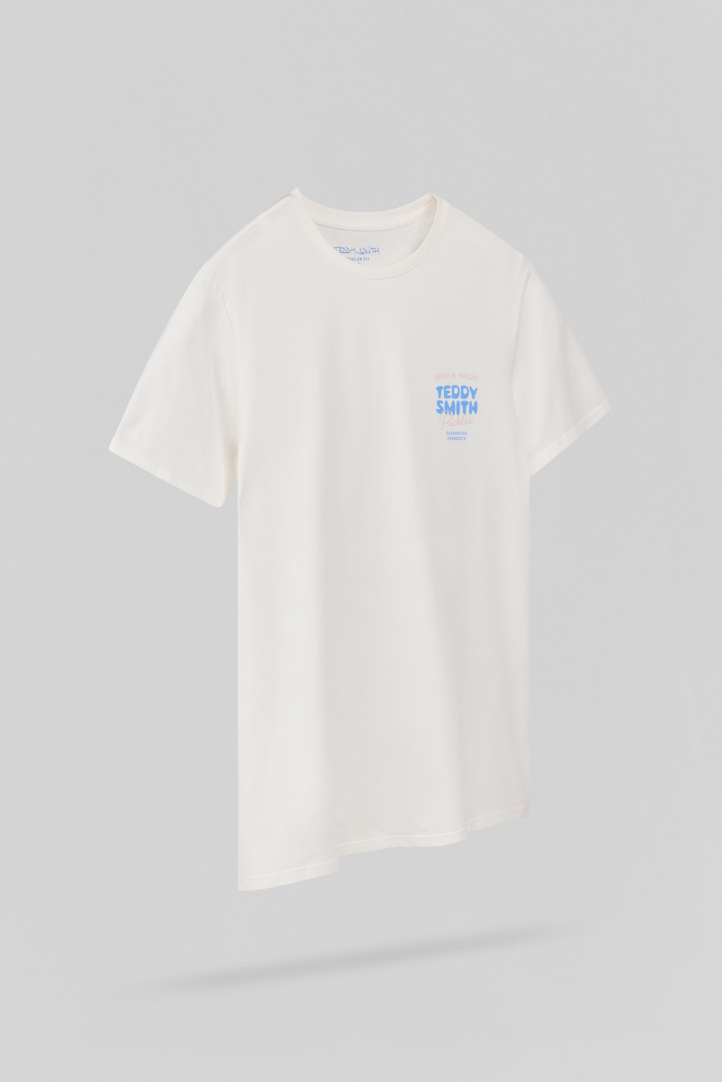 T-shirt col rond T-PICKLES MC MIDDLE WHITE