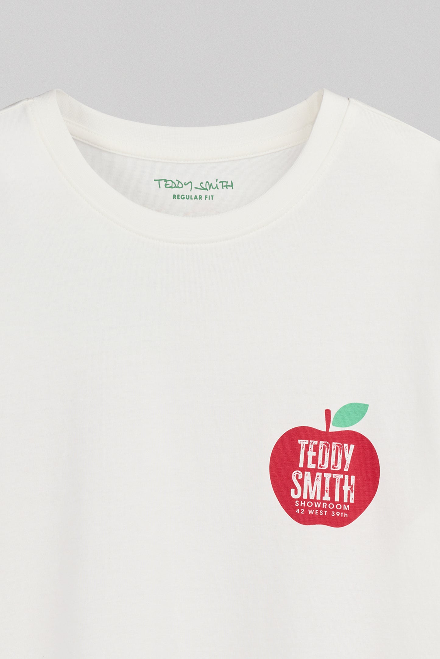 T-shirt col rond T-GOLDEN MC MIDDLE WHITE