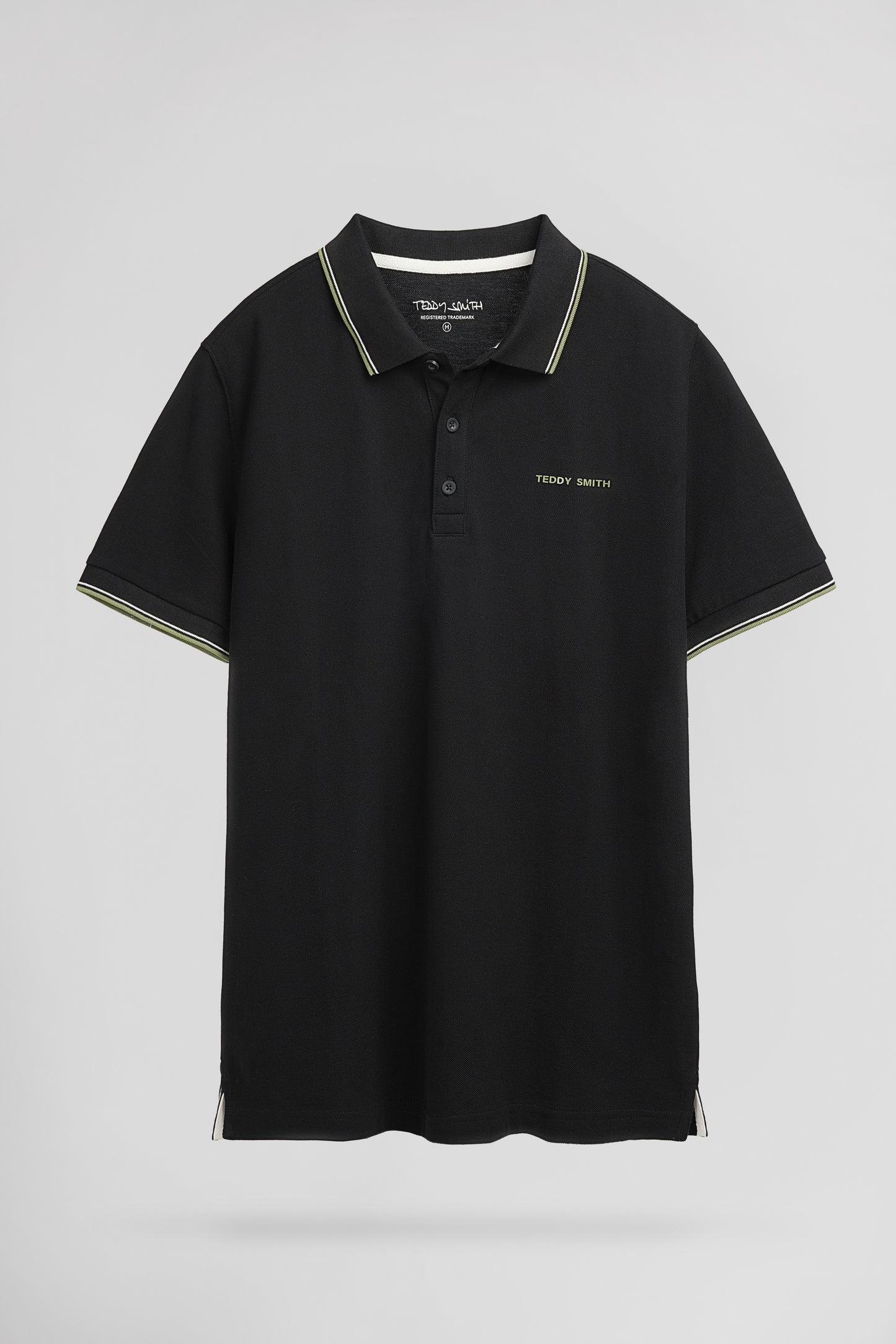 Polo piqué PASIAN 2 MC NOIR