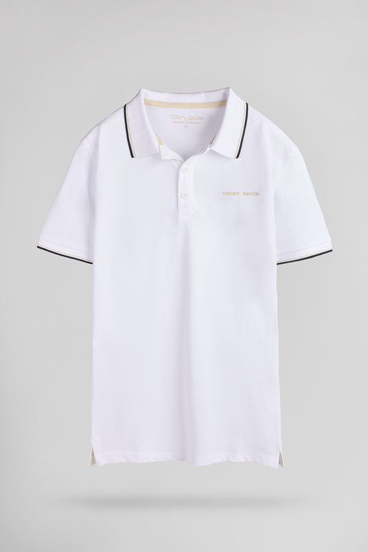 Achat Polo piqué PASIAN 2 MC BLANC