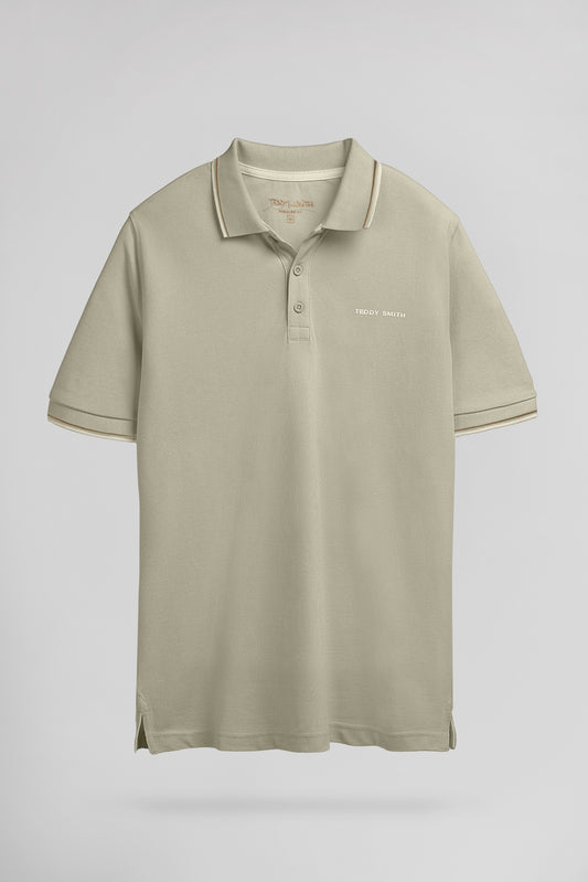 Achat Polo piqué PASIAN 2 MC BLEACH KAKI
