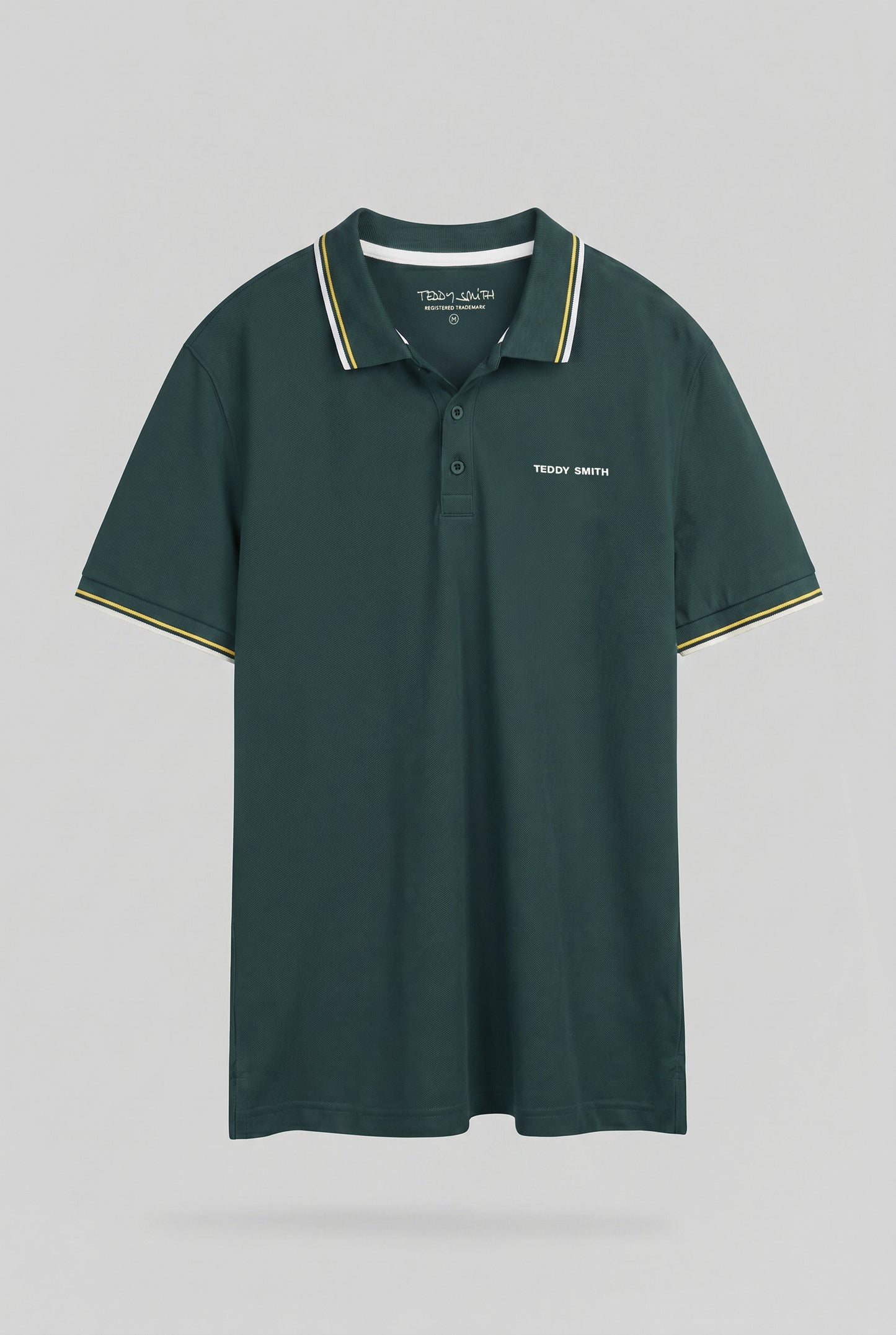 Polo piqué PASIAN 2 MC VERT PIN
