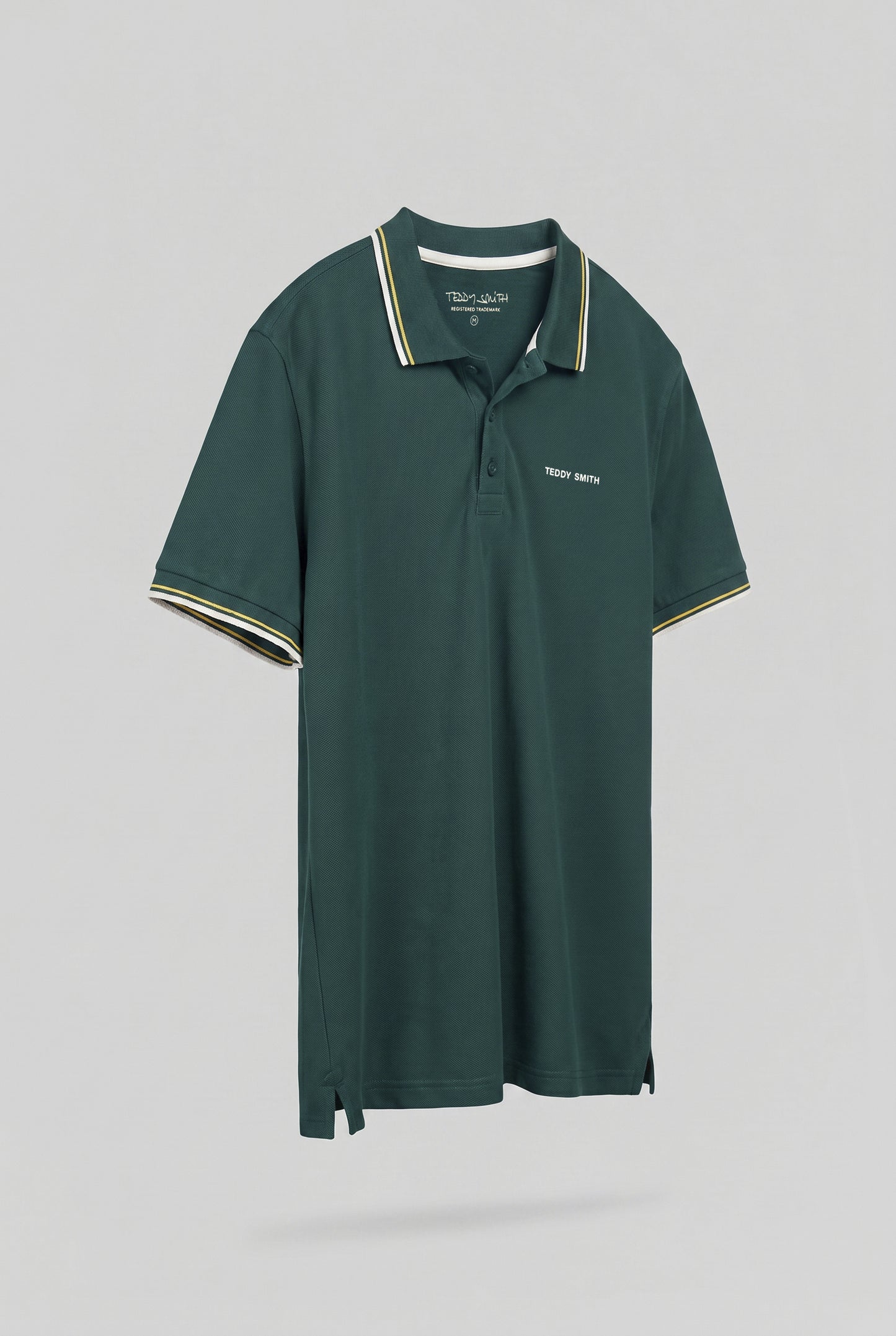 Polo piqué PASIAN 2 MC VERT PIN