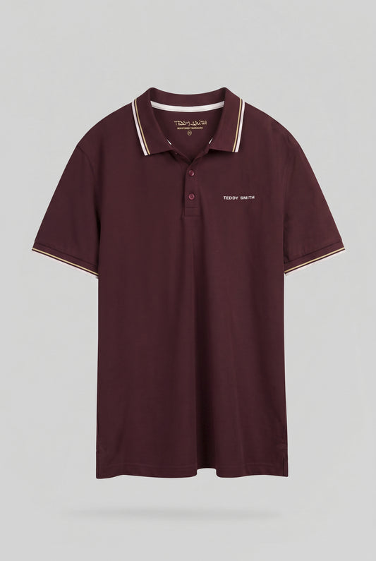 Achat Polo PASIAN 2 MC BORDEAUX FONCE