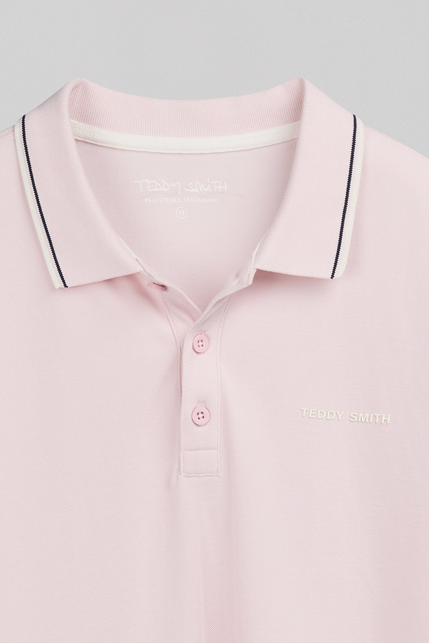 Polo piqué PASIAN 2 MC ROSE QUARTZ
