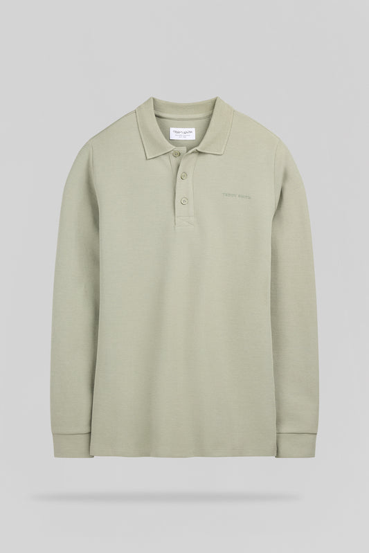 Achat Polo P-JOEL ML BLEACH KAKI