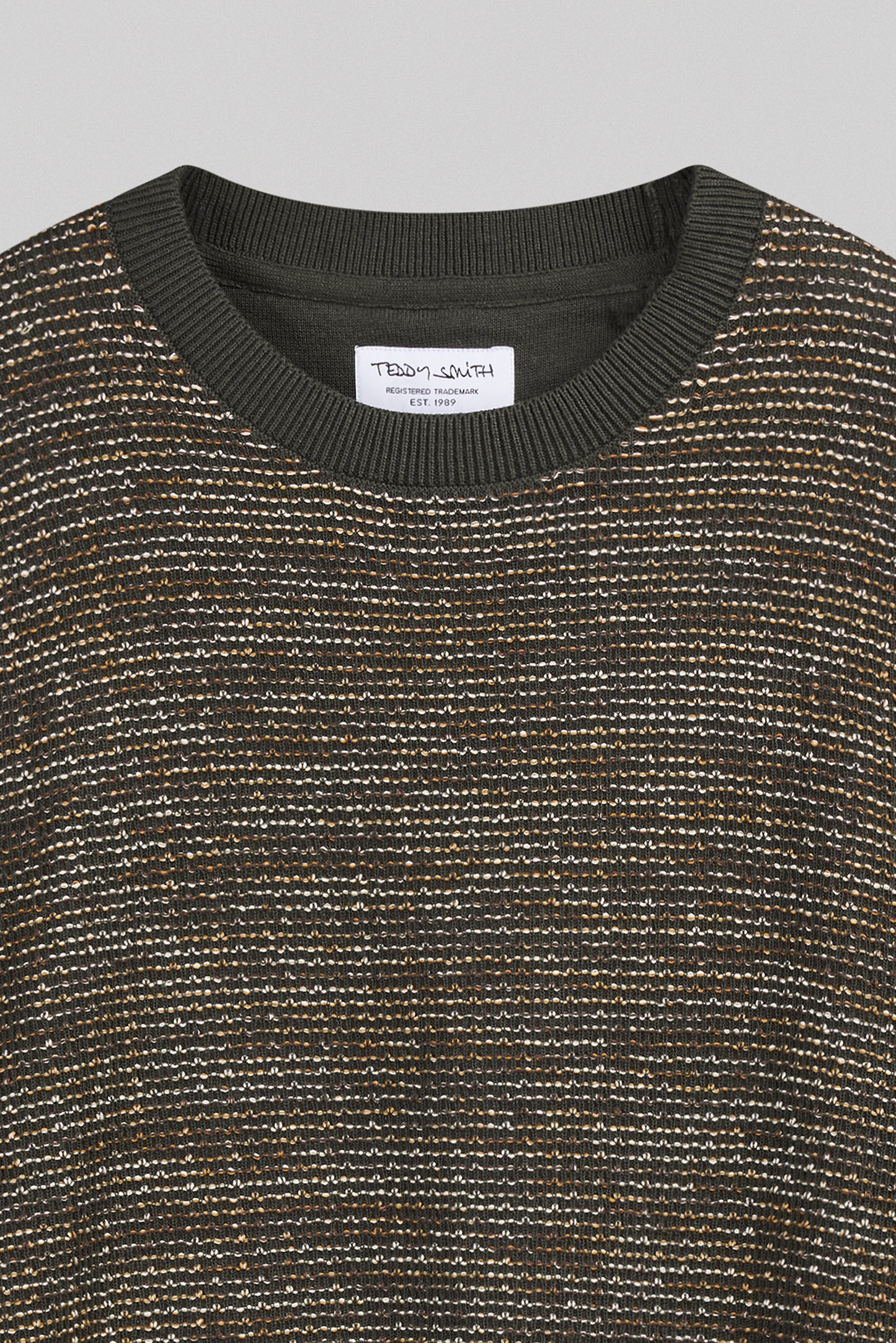 Pull col rond P-MILAN 2 DEEP KAKI