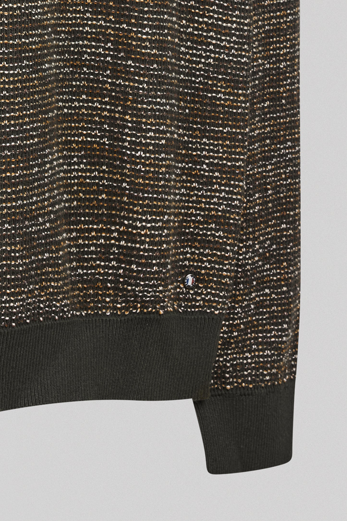 Pull col rond P-MILAN 2 DEEP KAKI