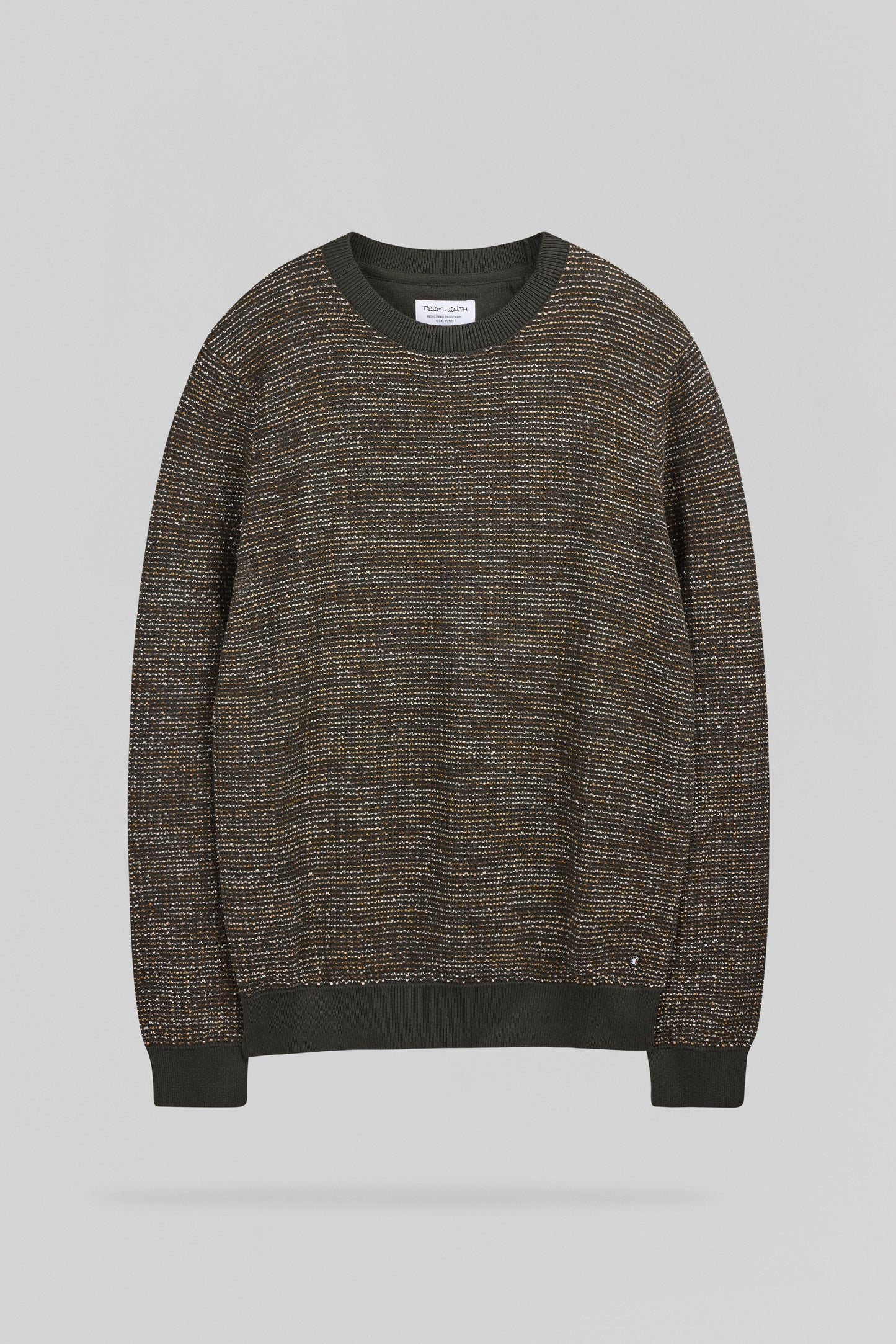 Pull col rond P-MILAN 2 DEEP KAKI