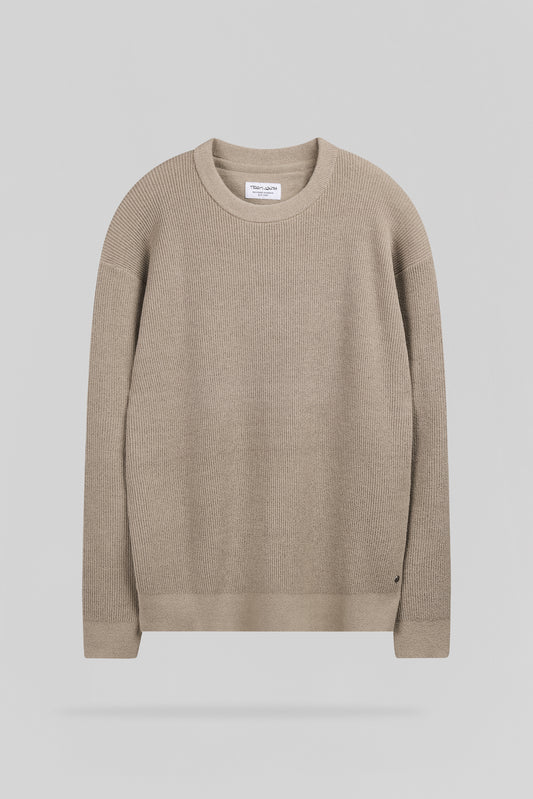 Achat Pull en maille chenille P-LIAM WOLF BEIGE