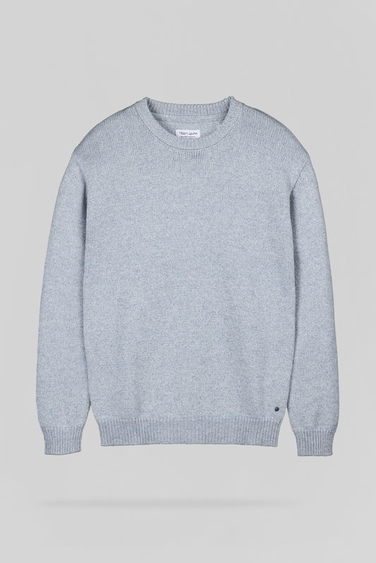 Achat Pull en maille P-LOIC BLEU MINERAL