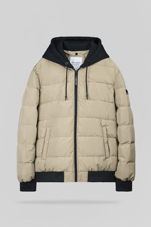 Blouson à capuche B-EAST WOLF BEIGE - Teddy Smith