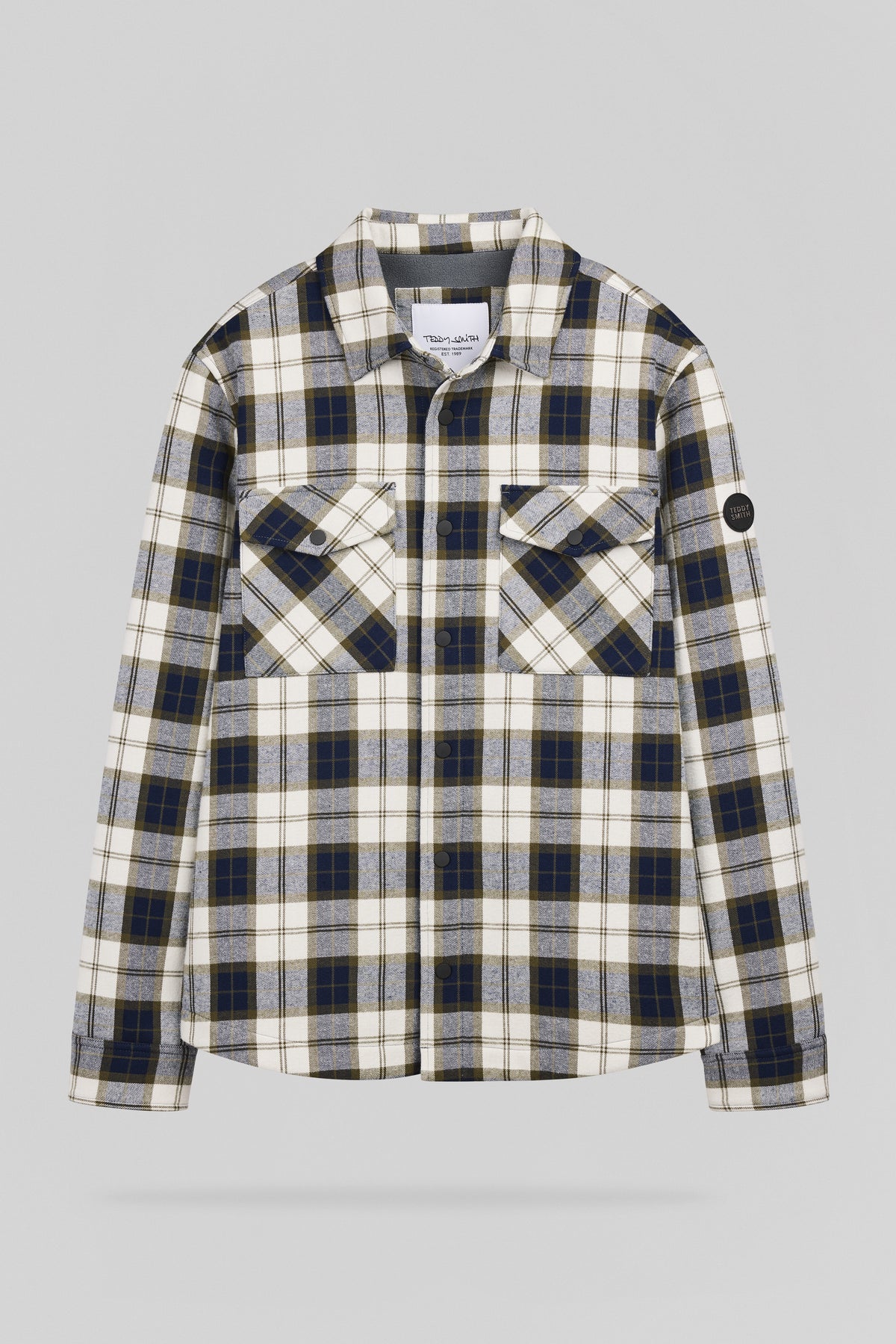Veste Surchemise à carreaux B-JOHAN DARK NAVY