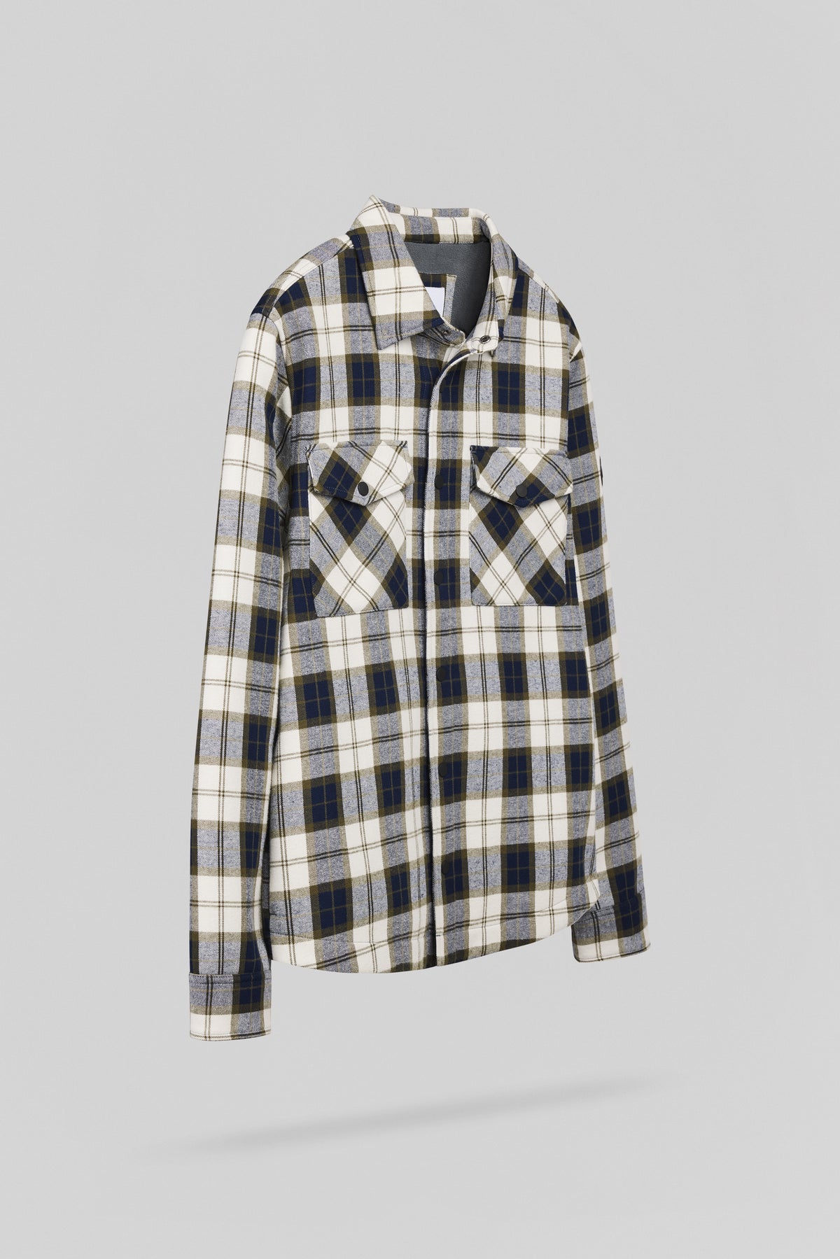 Veste Surchemise à carreaux B-JOHAN DARK NAVY
