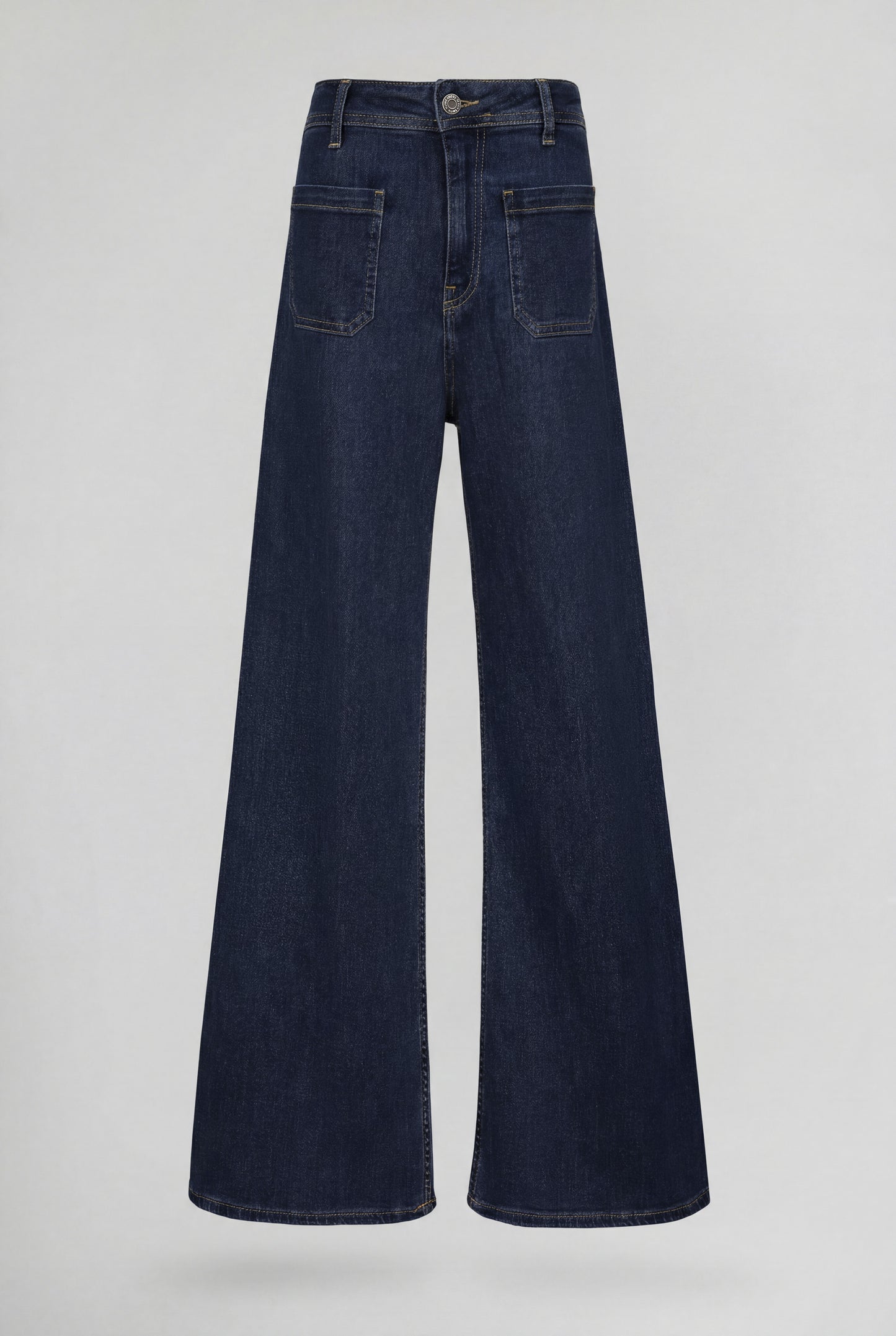 Jean flare taille haute P-JOSEFA 4PP DE DARK BLUE