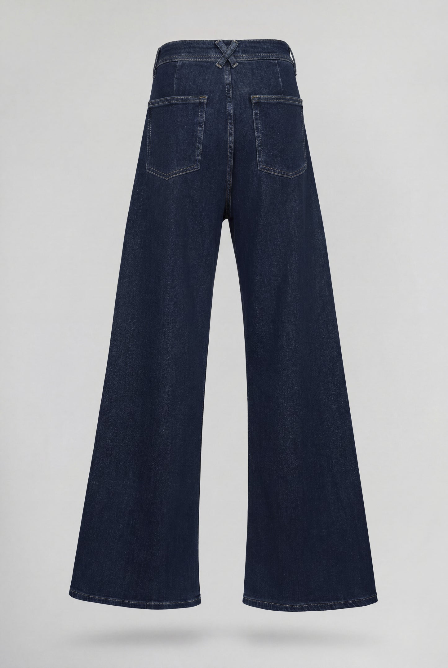 Jean flare taille haute P-JOSEFA 4PP DE DARK BLUE