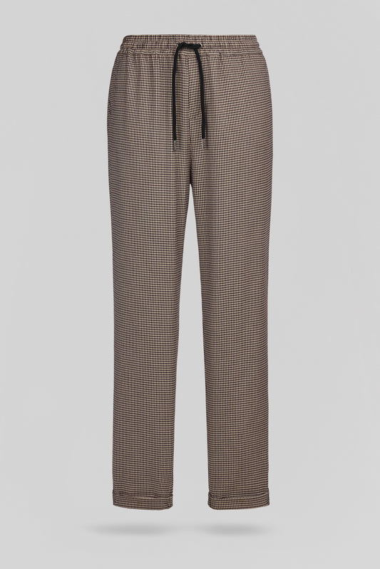 Achat Pantalon ville motif pied de poule TEDDY CITY WOLF BEIGE
