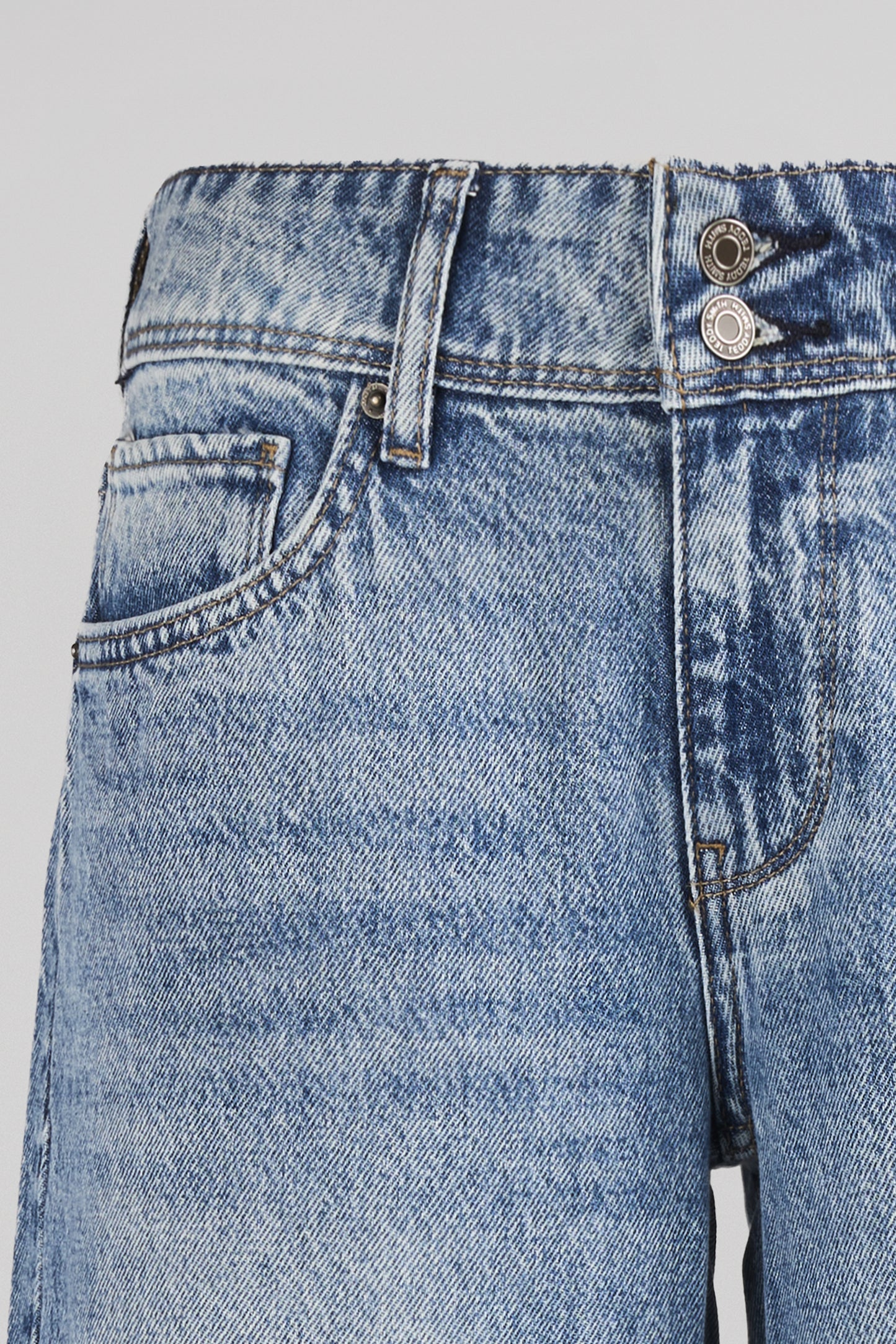 Jean fit loose P-GLADYS LOW WI FRIPP / INDIGO CLAIR
