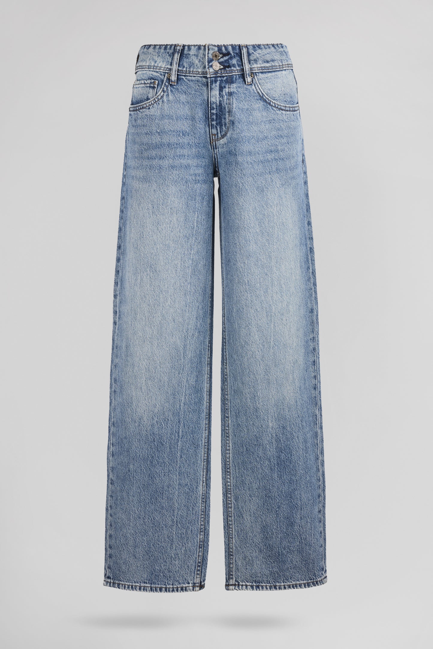 Jean fit loose P-GLADYS LOW WI FRIPP / INDIGO CLAIR