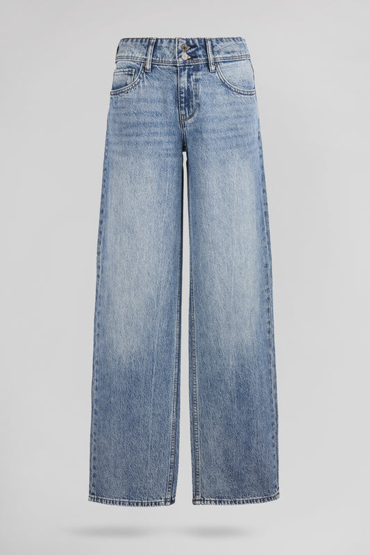 Achat Jean fit loose P-GLADYS LOW WI FRIPP / INDIGO CLAIR
