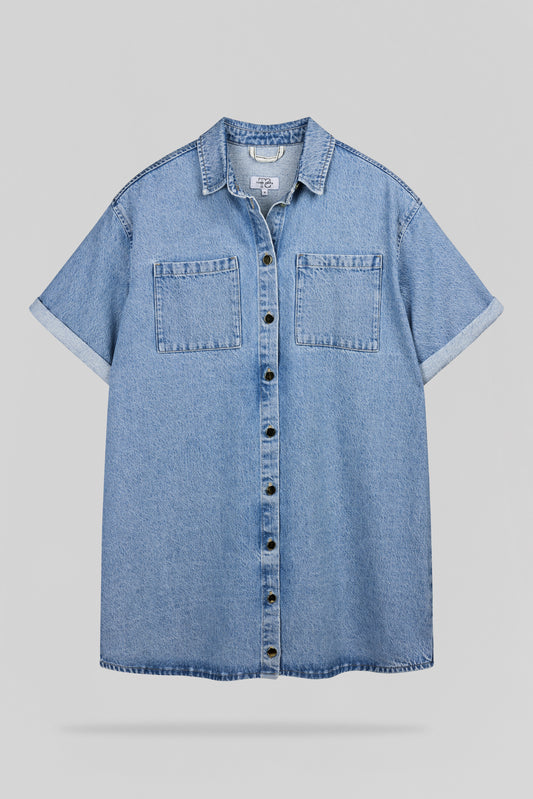 Achat Robe R-BLOSSOM MC FRIPP / INDIGO CLAIR
