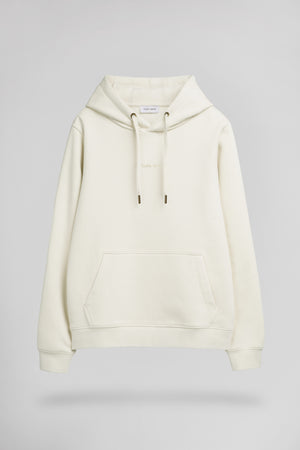 Sweat à capuche S-SOLENE MIDDLE WHITE