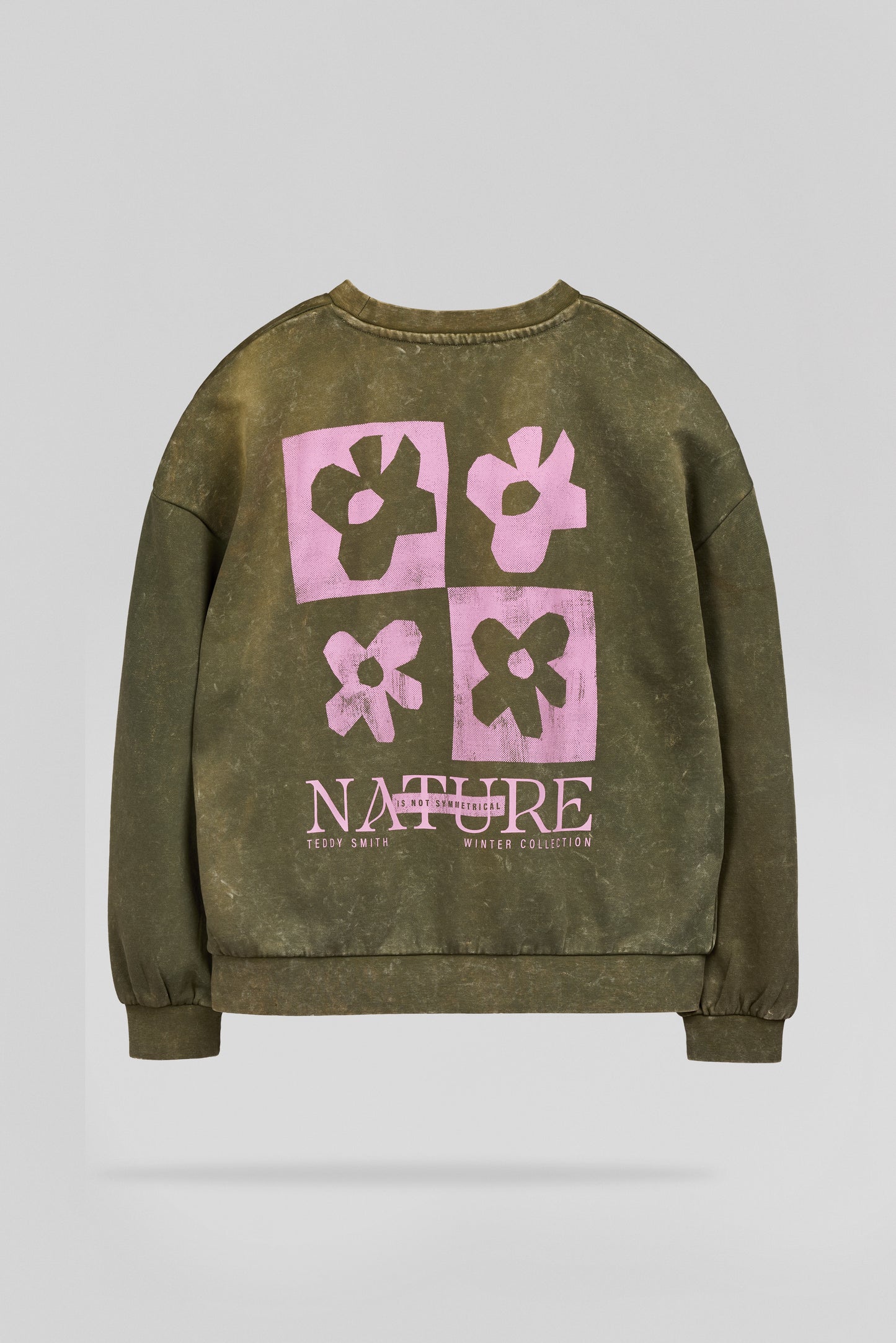 Sweat S-NATURE RC DUSTY KAKI