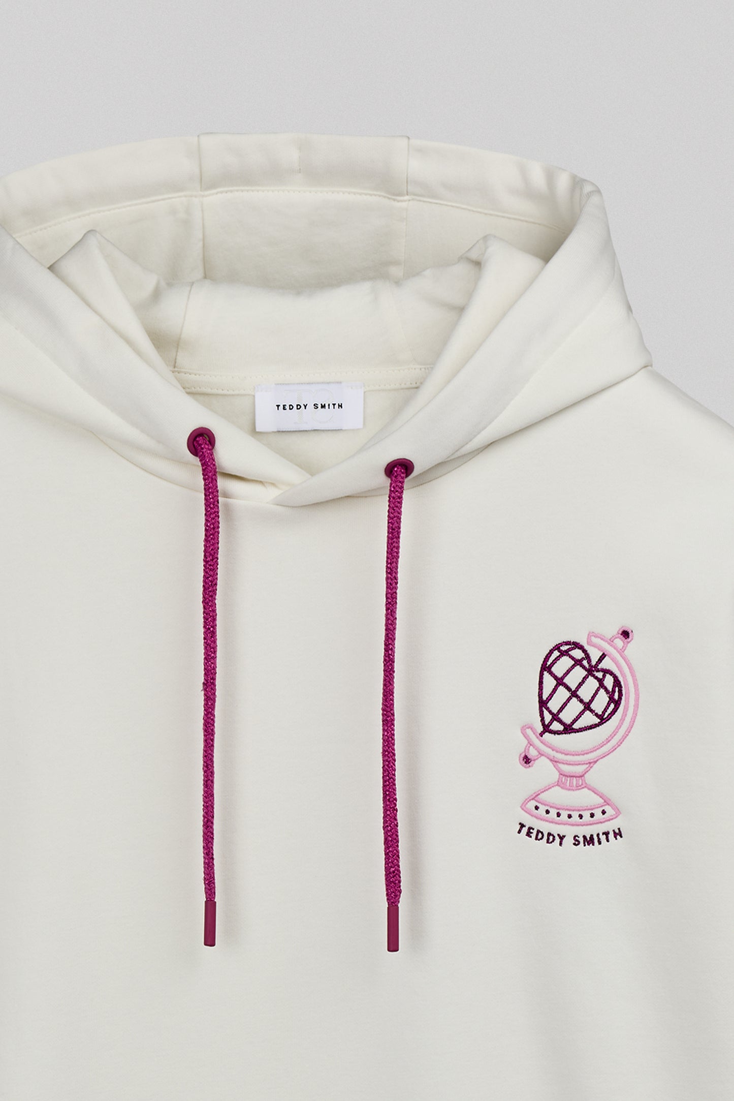 Sweat S-JULIETTE HOOD MIDDLE WHITE