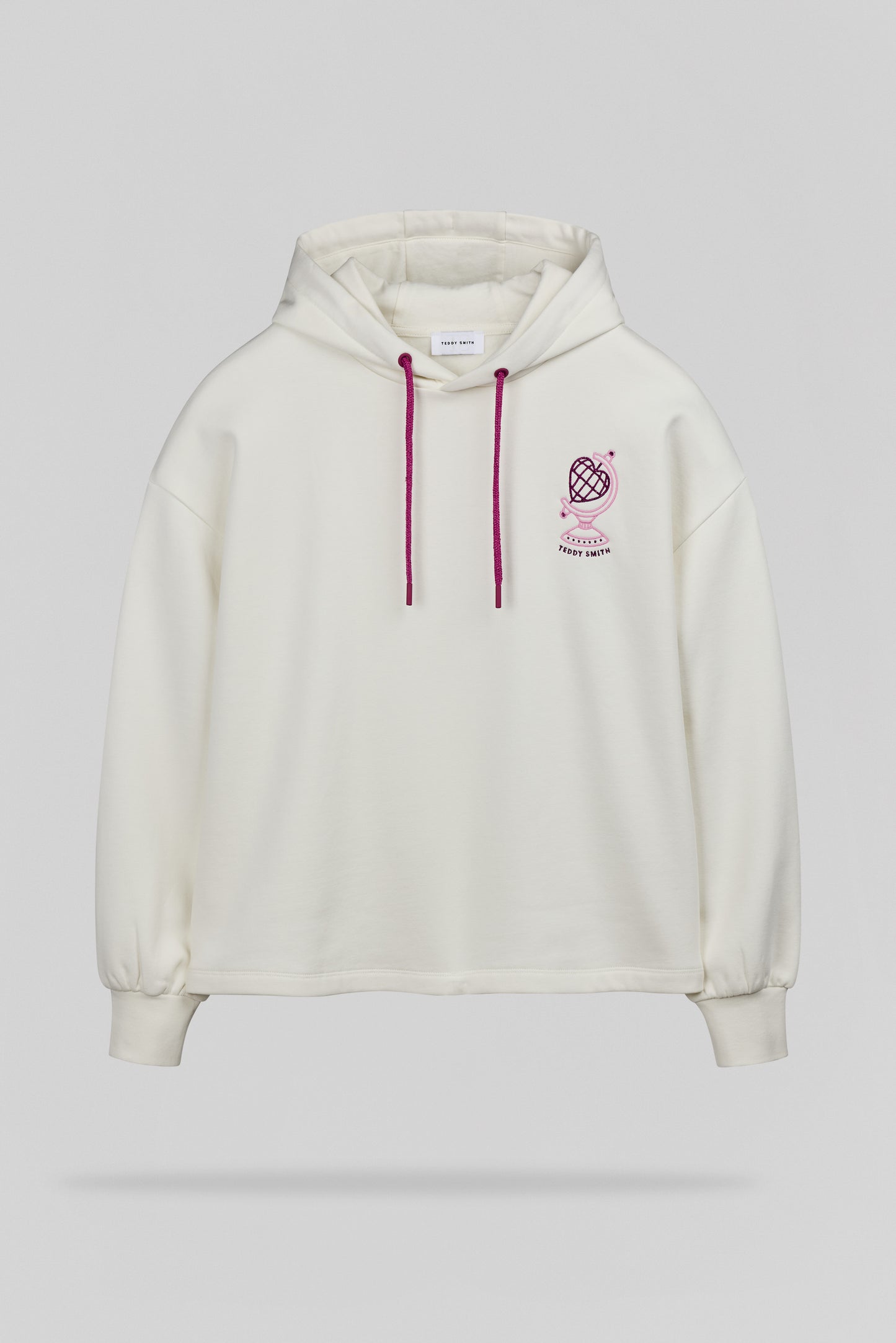 Sweat S-JULIETTE HOOD MIDDLE WHITE