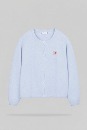 Gilet en maille G-AMELIA BLEU CIEL CHINE