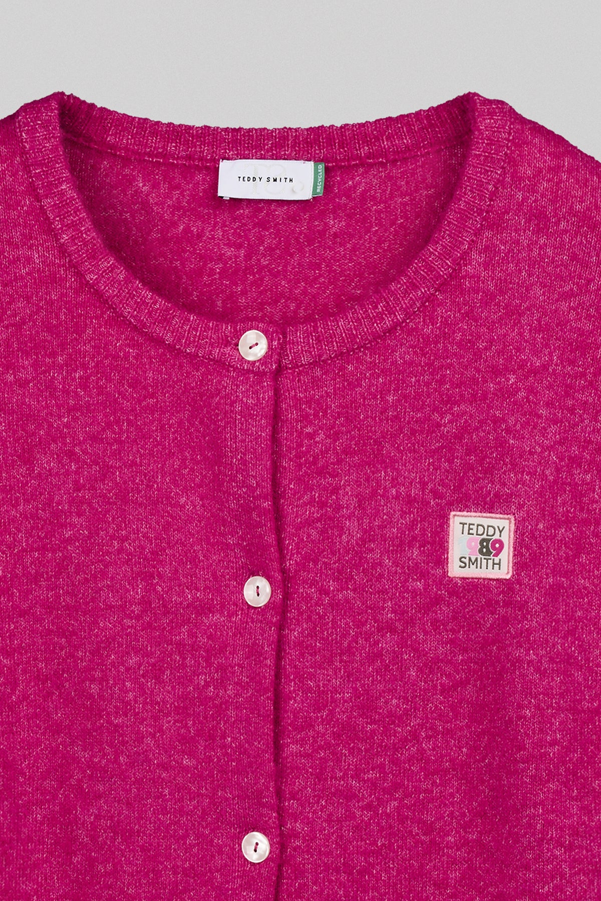 Gilet en maille G-AMELIA FUSHIA CHINE