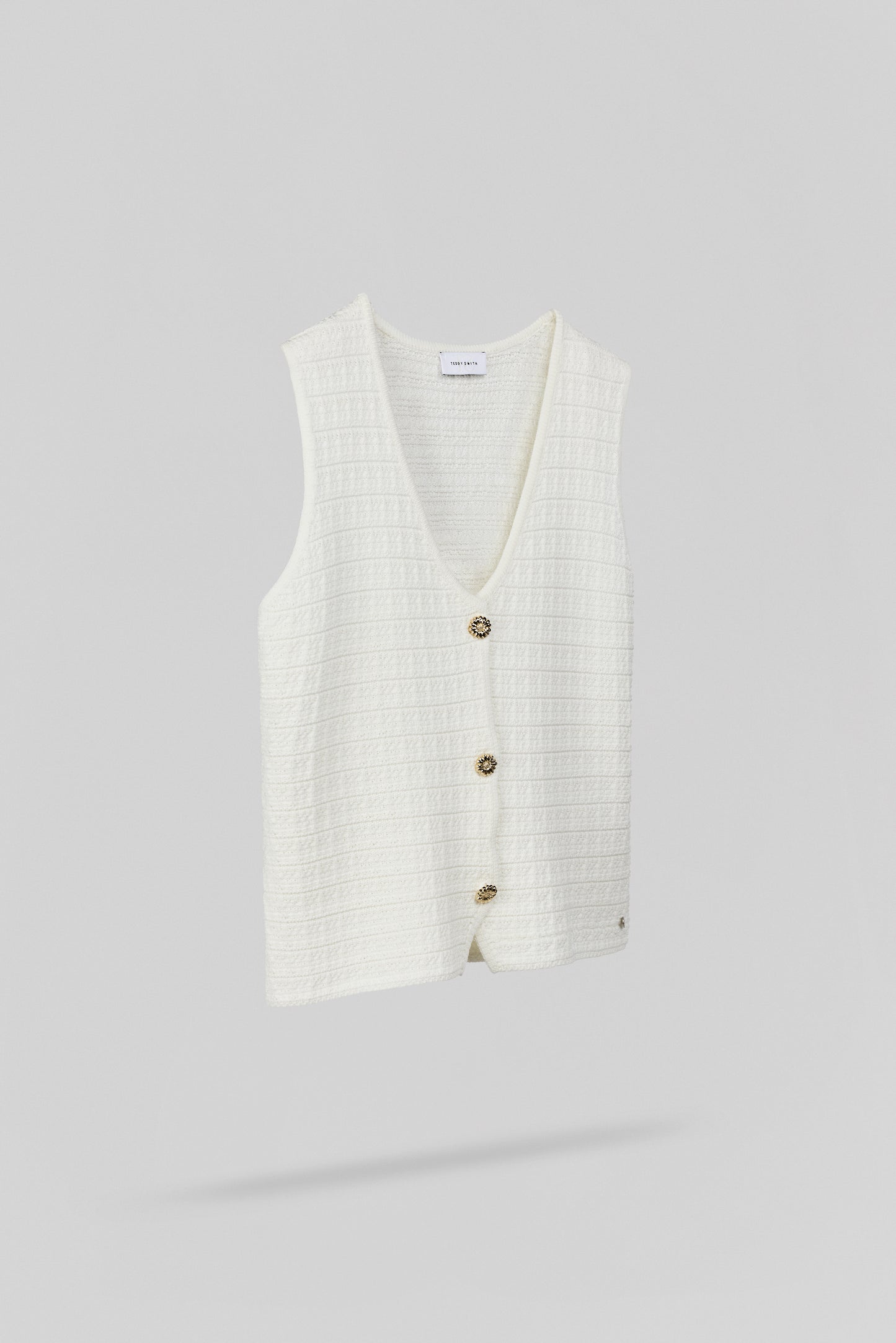 Gilet G-MILLIE MIDDLE WHITE