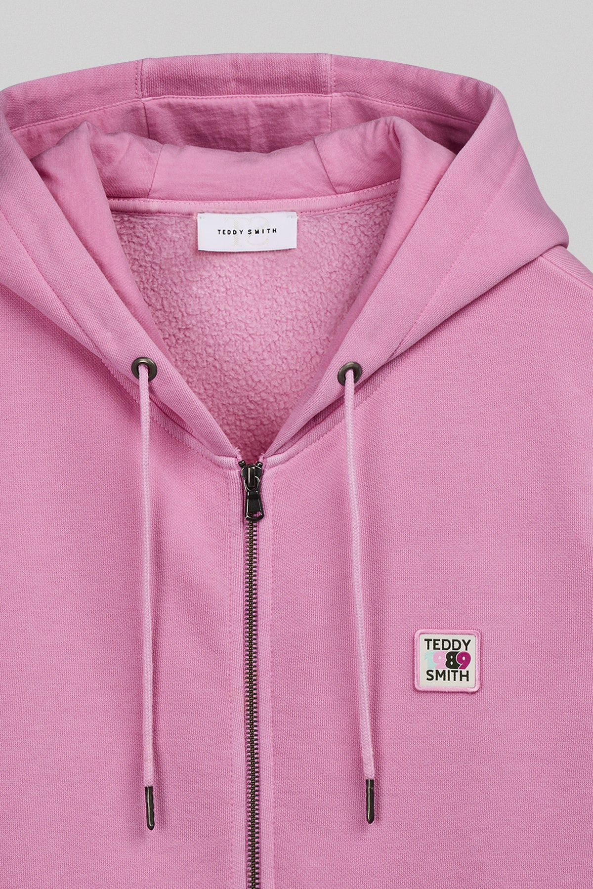 Gilet G-WASH HOODY ZI ROSE BONBON