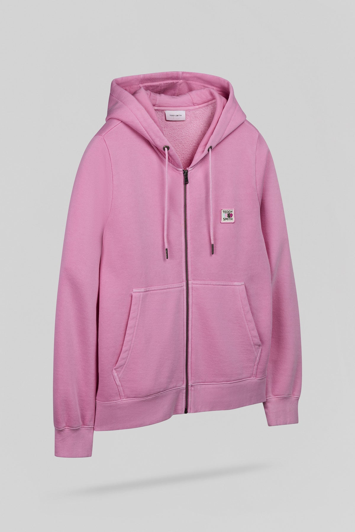 Gilet G-WASH HOODY ZI ROSE BONBON