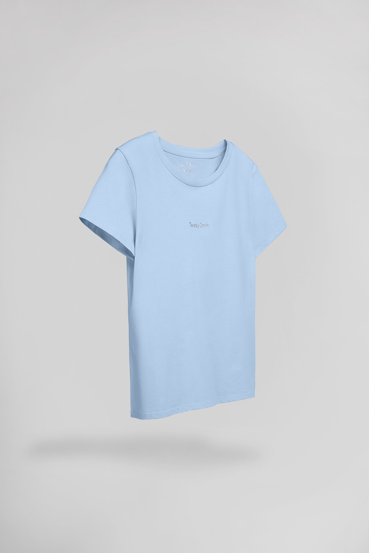 T-shirt col rond T-RIBELLE MC BLEU CIEL