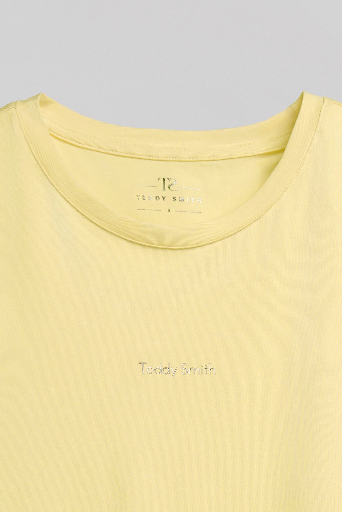 T-shirt col rond T-RIBELLE MC JAUNE CITRON