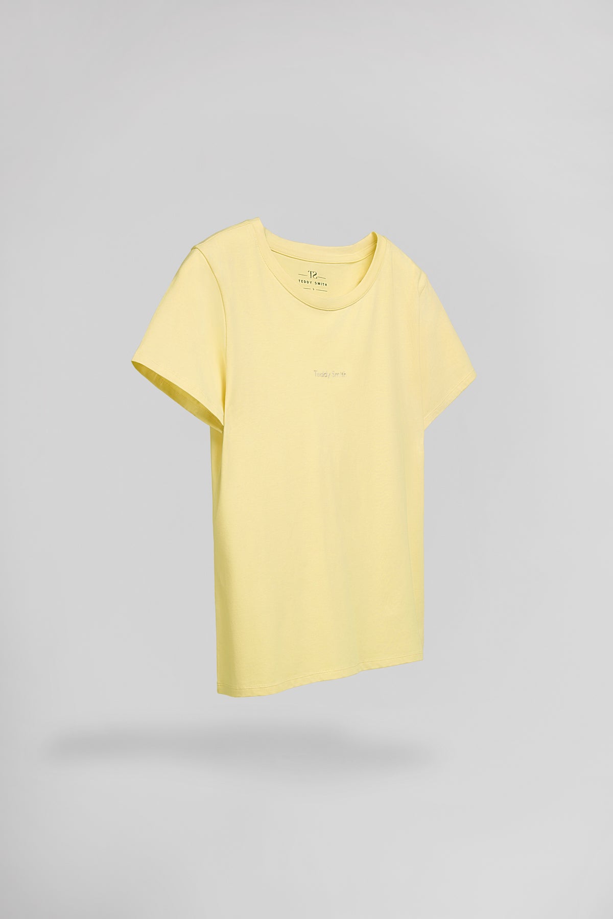 T-shirt col rond T-RIBELLE MC JAUNE CITRON