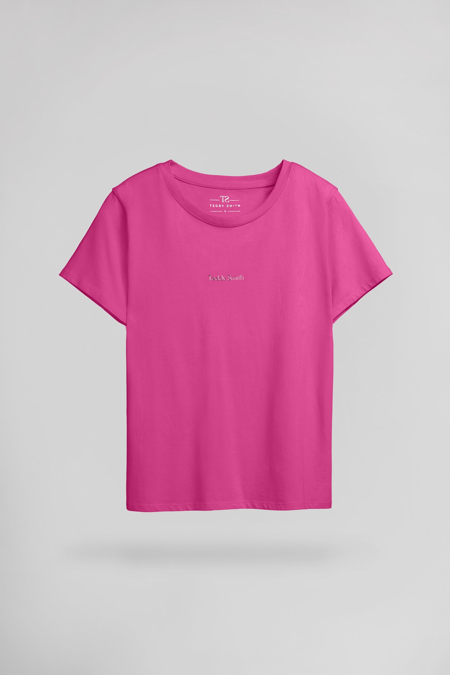 T-shirt col rond T-RIBELLE MC FUSHIA
